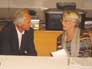 Le Président et Madame Moccozet, Présidente de la commission culture de Bourg.